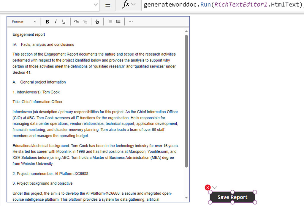 Comment on post: Insert HTML and rich text into a Word Document with ...