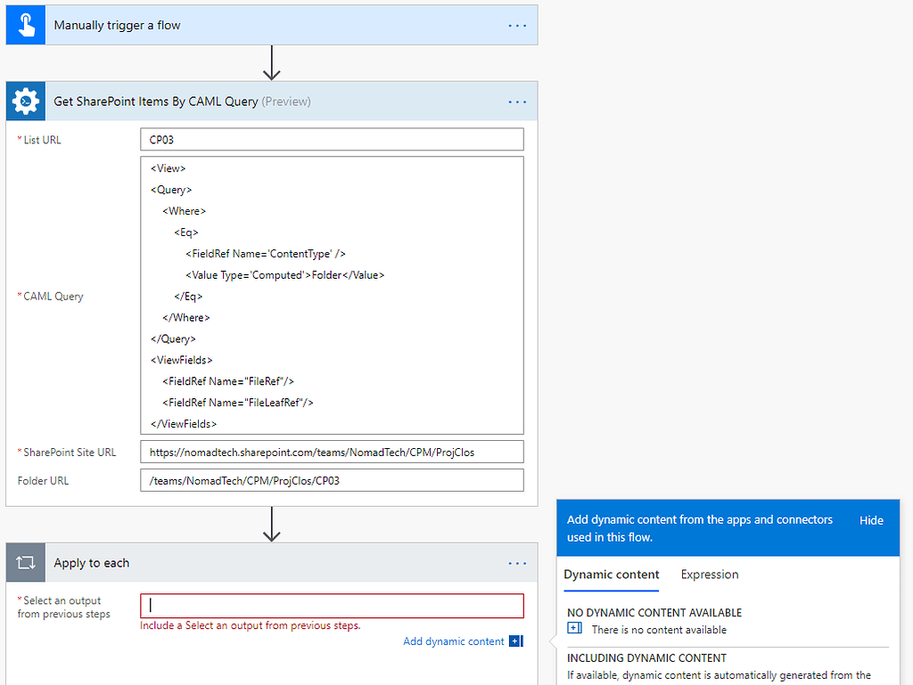 Copy folders from one library to another - Actions - Community