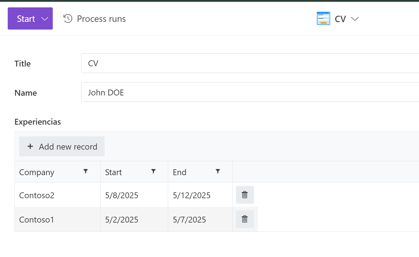Help automate CVs - Documents - Community