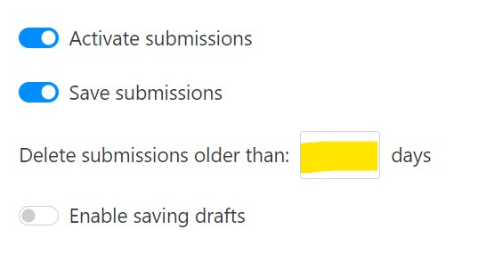 Delete Submissions - Forms - Community